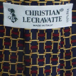 Christian Lecravatte, Made In Italy, 100% silk tie